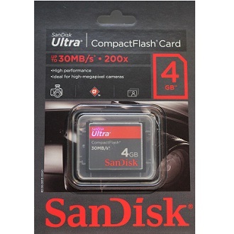  SanDisk CF 4GB ULTRA /Retail